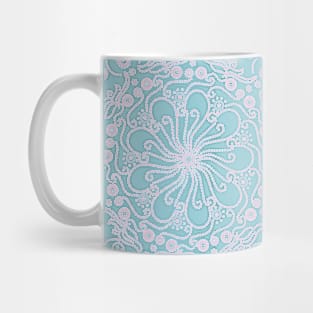 Lilac dot mandala Mug